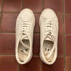 Madewell Sidewalk Low-Top White Sneakers